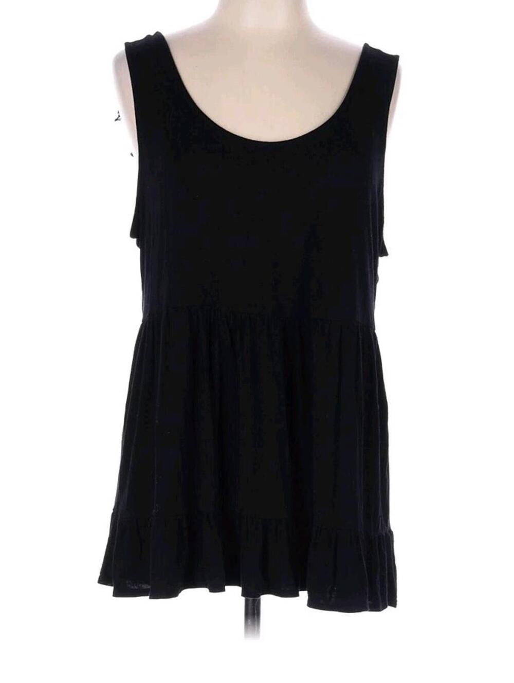 Torrid Super Soft Knit Black Blouse Size 2x